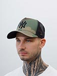 Бейсболка NEW ERA арт. 11579473 New York Yankees MLB (камуфляж / черный)
